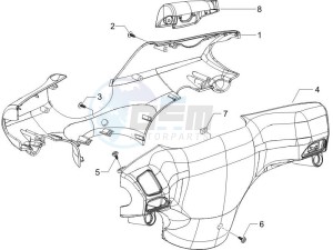 Zip 100 4T 2006-2010 drawing Anti-percolation system