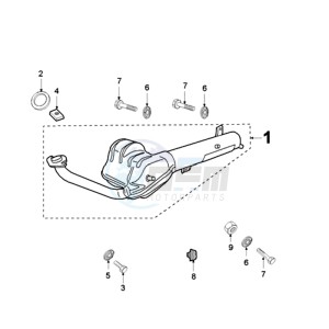 FOX LN BN drawing EXHAUST