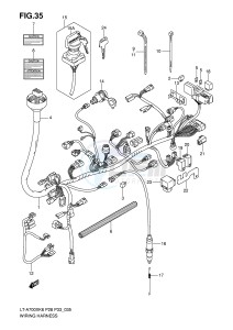 LT-A700X (P28-P33) drawing WIRING HARNESS (MODEL K6 ~F.NO.5SAAP41A 67110000)