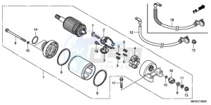 VT750CA9 Australia - (U / MME SPC) drawing STARTER MOTOR