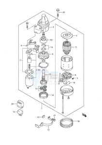 DF 40 drawing Starting Motor