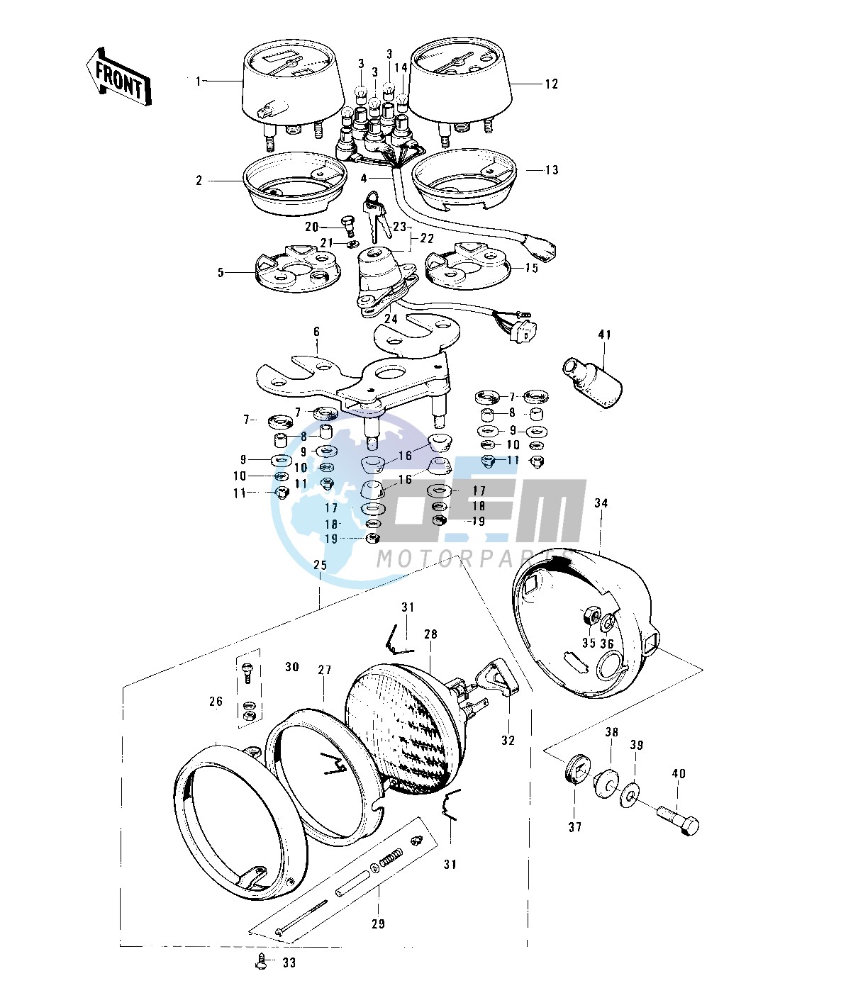 METERS_IGNITION SWITCH_HEADLIGHT -- 76-79- -