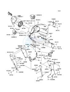 VN1700_VOYAGER_CUSTOM_ABS VN1700KDF GB XX (EU ME A(FRICA) drawing Cowling(Outer)