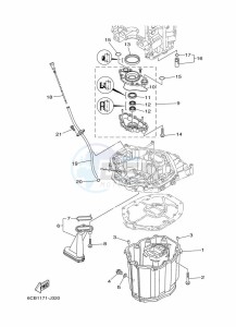 F300BETX drawing VENTILATEUR-DHUILE