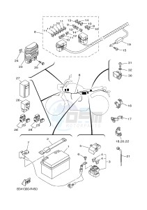 MTM690 XSR700 (B34A B34A B34A B34A B34A) drawing ELECTRICAL 1