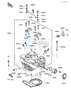 KL 600 B [KL600] (B1-B2) [KL600] drawing CYLINDER HEAD