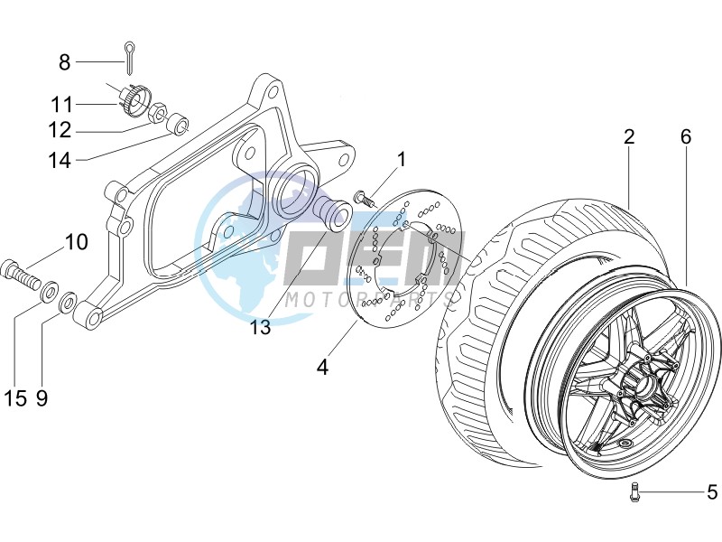 Rear wheel