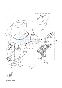 NS50F NITRO 4T (1GB4) drawing SEAT & CARRIER