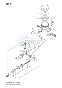 GSX-R600 (E3-E28) drawing FRONT MASTER CYLINDER