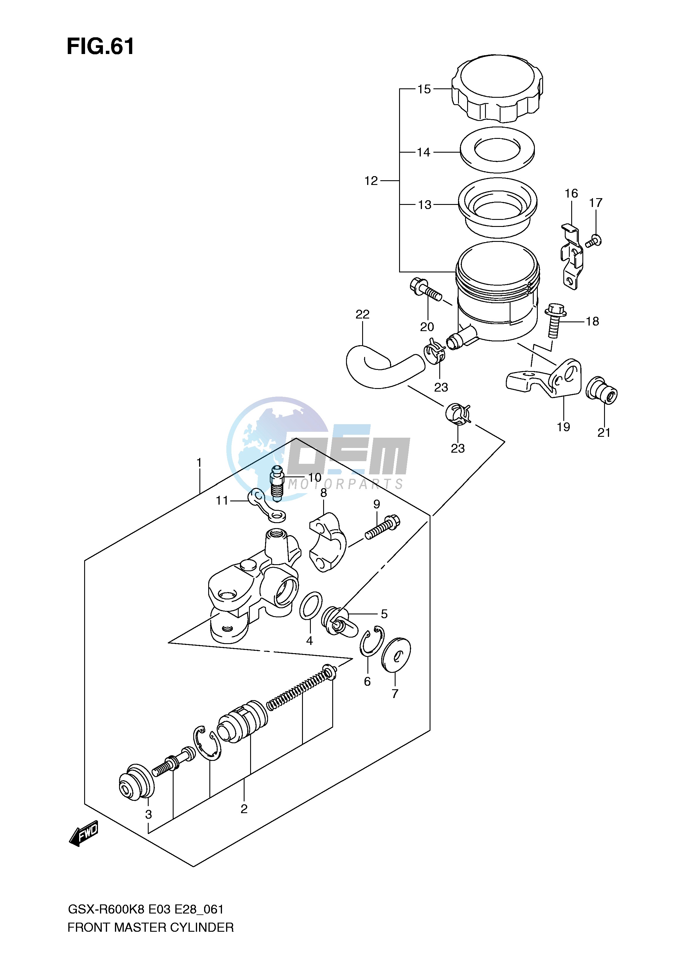 FRONT MASTER CYLINDER