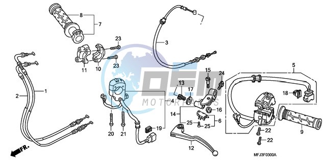 HANDLE LEVER/SWITCH/CABLE