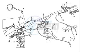 W4 6V 50 drawing HANDLEBAR - DRIVE CONTROLS