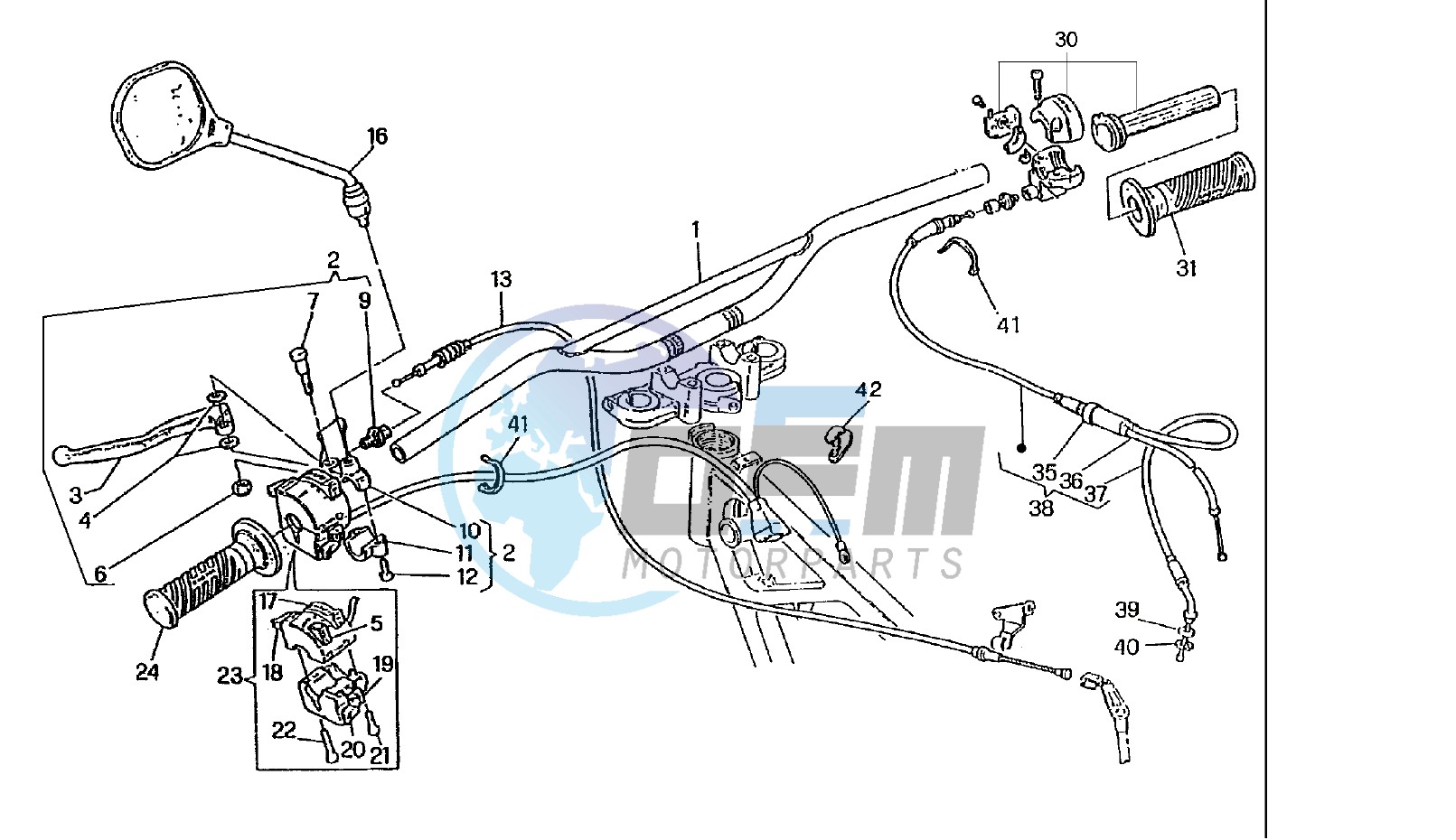 HANDLEBAR - DRIVE CONTROLS