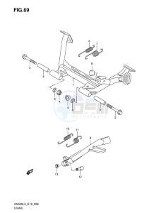 AN400 ABS BURGMAN EU-UK drawing STAND