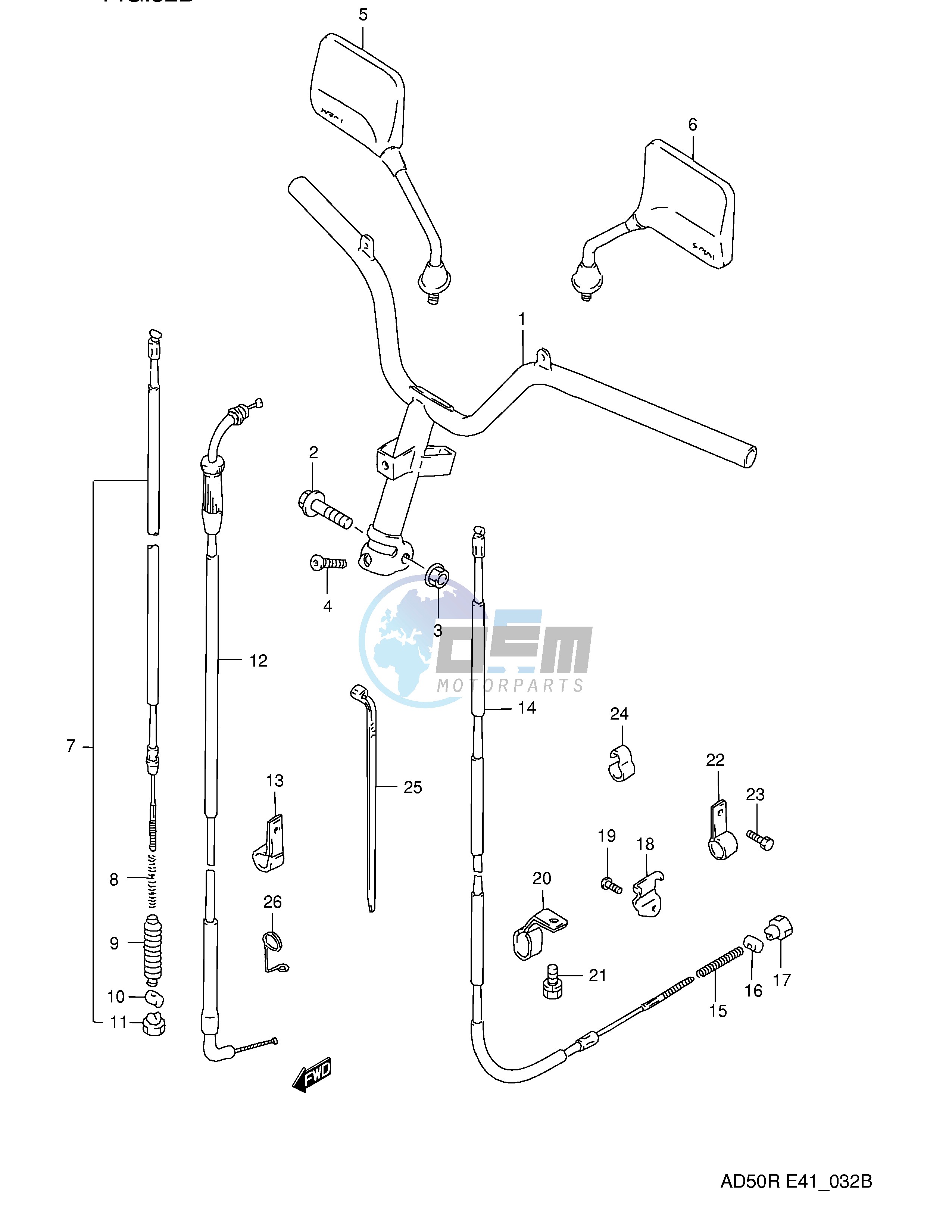 HANDLEBAR (MODEL M R)