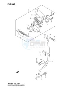 GS500 (P19) drawing FRONT MASTER CYLINDER (GS500K4 K5 K6 UK4 K5 K6)