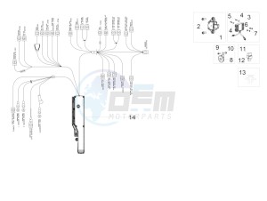 RSV4 1000 RR Racer Pack 2015 drawing Electrical system I