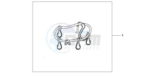 ST1300 drawing PANNIER INNER BAND SET