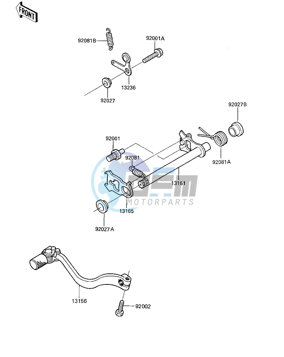 GEAR CHANGE MECHANISM