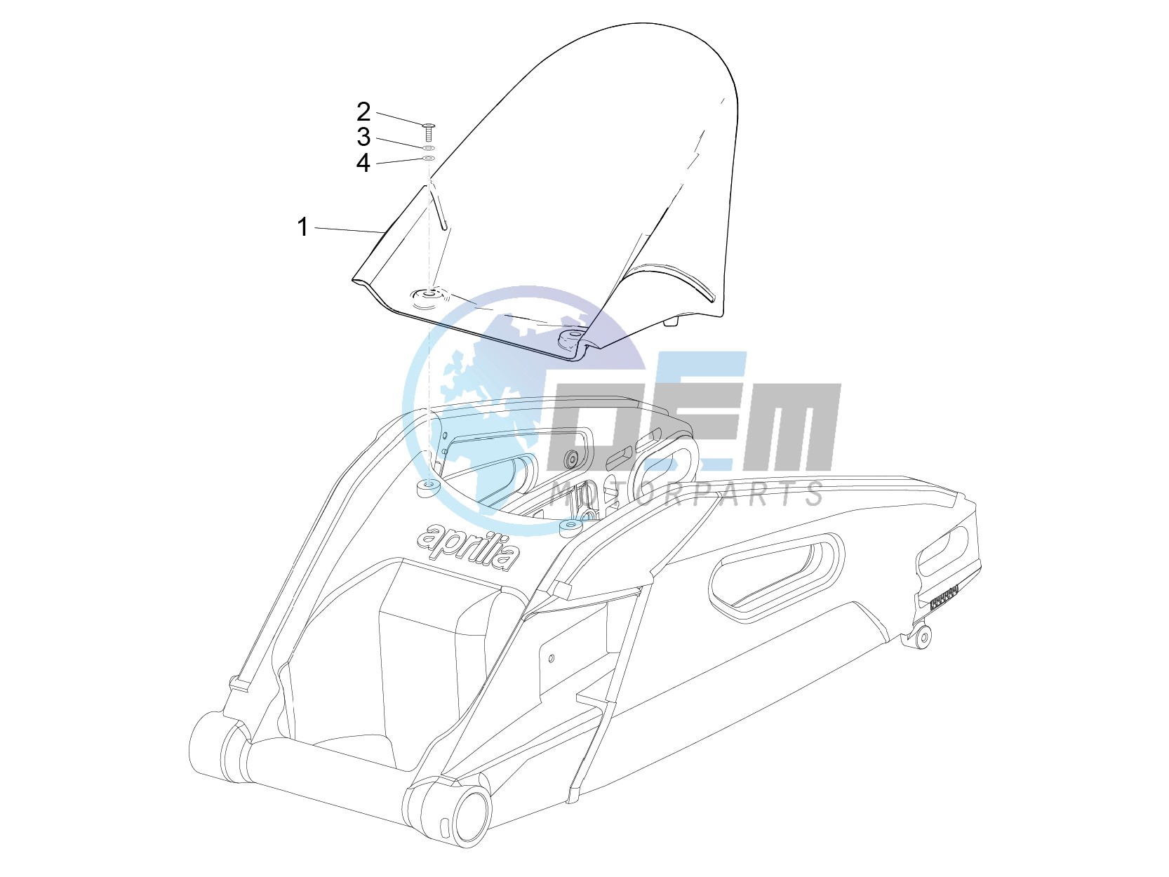 Rear mudguard