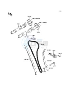 ER-6f ABS EX650B8F GB XX (EU ME A(FRICA) drawing Camshaft(s)/Tensioner