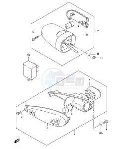 AY50 (P19) katana drawing TURNSIGNAL