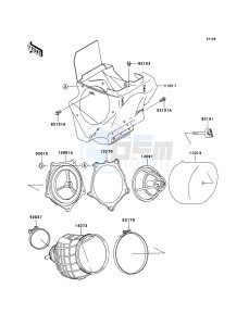 KX85/KX85-<<II>> KX85BDF EU drawing Air Cleaner