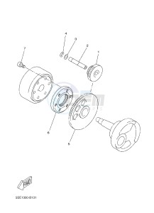 YPR250RA XMAX 250 ABS EVOLIS 250 ABS (1YS7 1YS7 1YS7) drawing STARTER