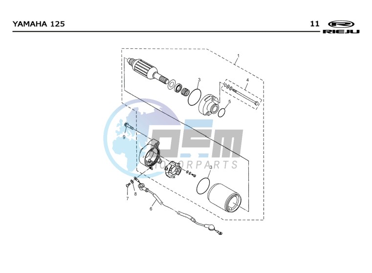 START ENGINE  Yamaha 125 4T EURO2