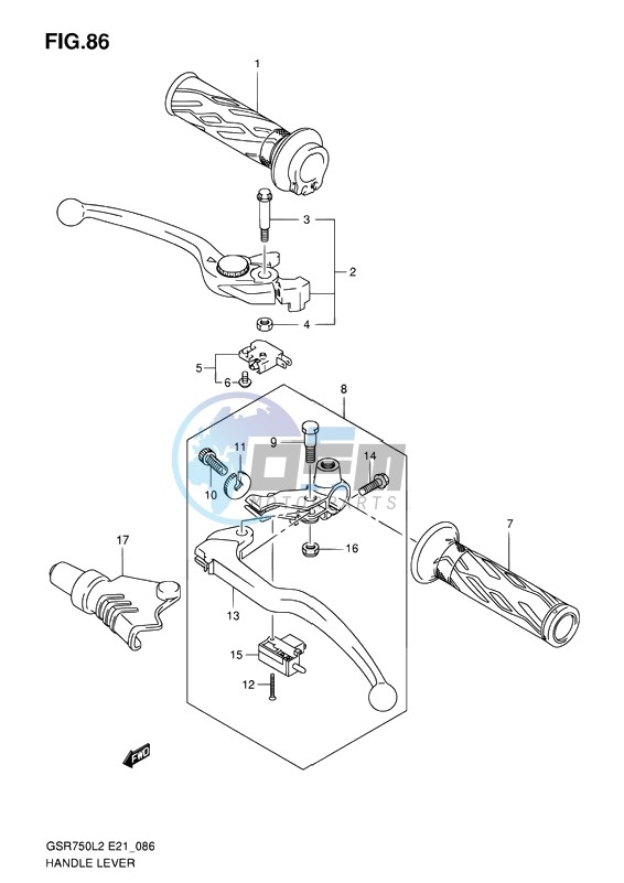 HANDLE LEVER