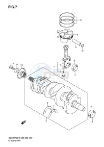 GSX-R750 (E3-E28) drawing CRANKSHAFT