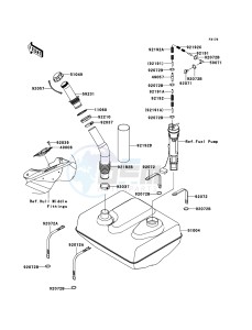 JET SKI ULTRA 250X JT1500B8F FR drawing Fuel Tank