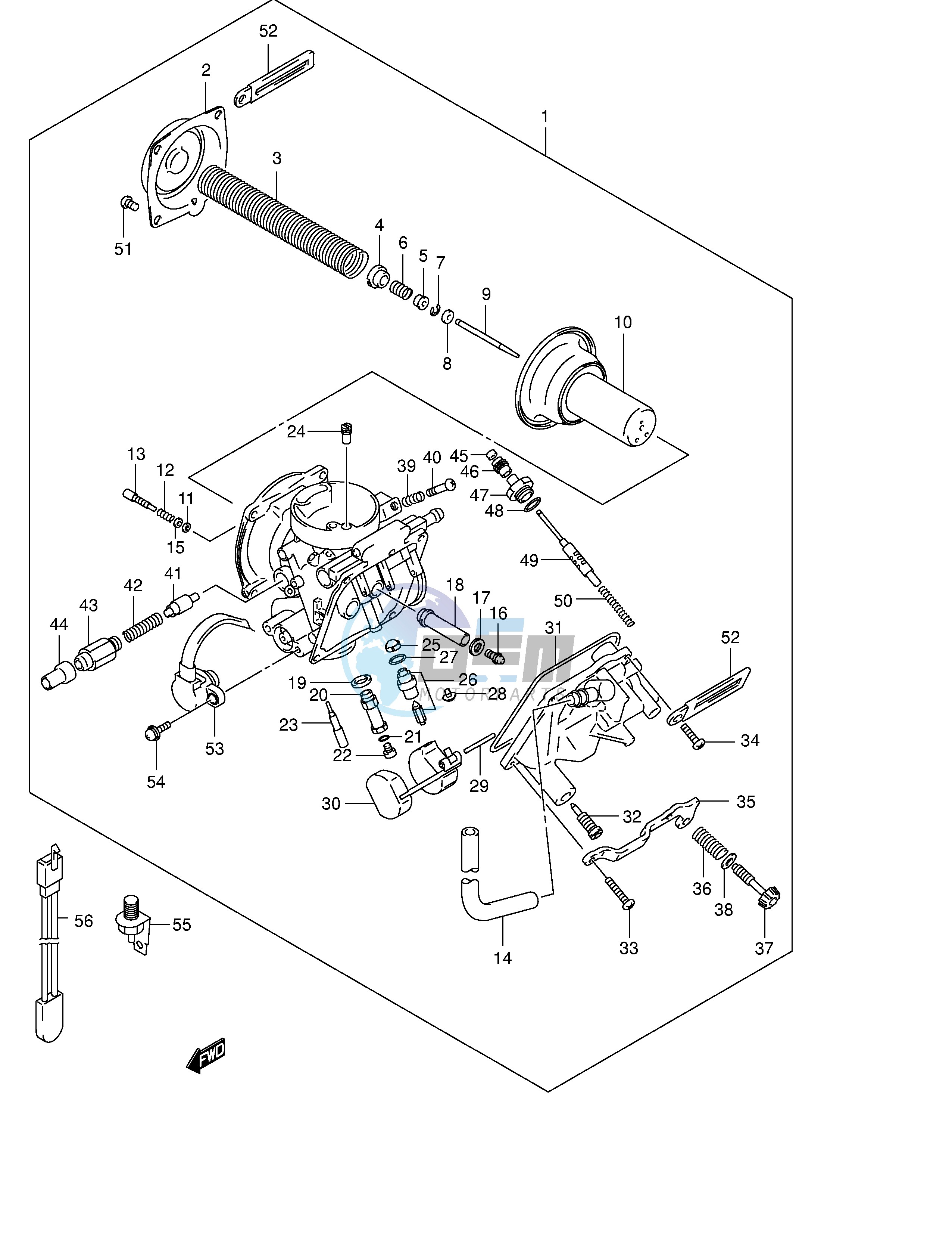 CARBURETOR (MODEL Y K1)