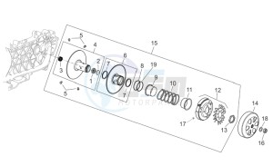 Atlantic 125-250 drawing Clutch