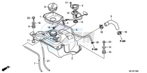 NSA700A9 France - (F / CMF MME) drawing FUEL TANK