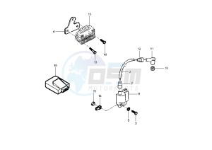 Zip 125 drawing Electrical devices