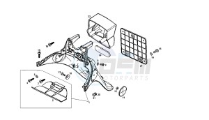 BOULEVARD - 50 CC 4T EU2 25 KM/H drawing MUDGUARD FLAP