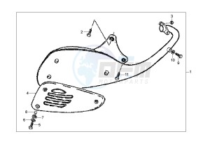 LX 4T 50 drawing Exhaust