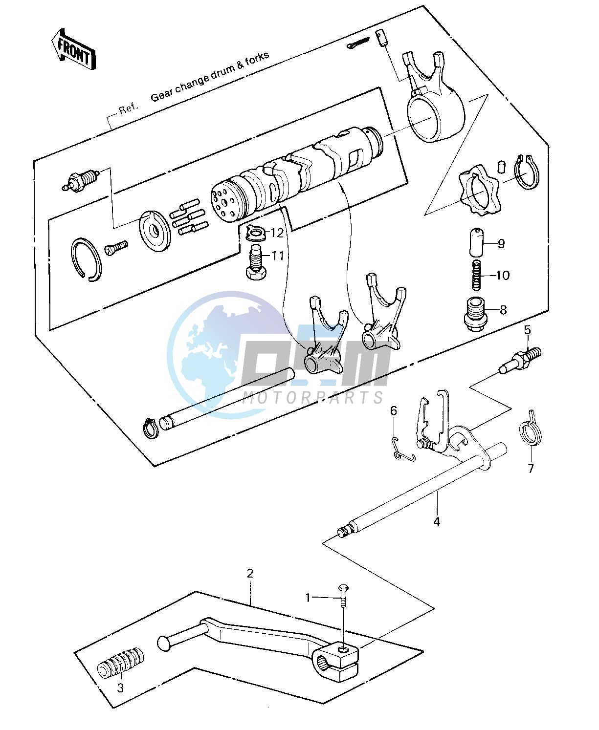 GEAR CHANGE MECHANISM -- 80-81 C1_C2- -