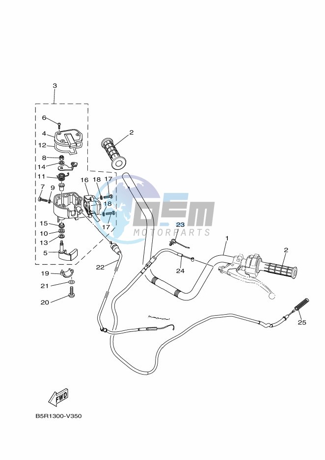 STEERING HANDLE & CABLE