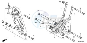 NC750SDE NC750SD Europe Direct - (ED) drawing REAR CUSHION