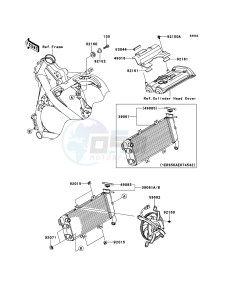 ER-6f ABS EX650B6F GB XX (EU ME A(FRICA) drawing Radiator