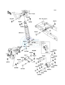 KLX125 KLX125CBF GB XX (EU ME A(FRICA) drawing Suspension/Shock Absorber