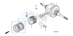 SCV100F9 Australia - (U) drawing CRANKSHAFT/PISTON