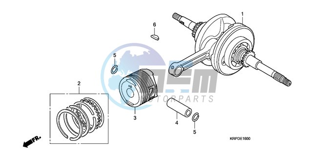 CRANKSHAFT/PISTON