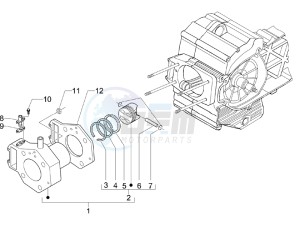 Beverly 500 Tourer (USA) USA drawing Cylinder - Piston - Wrist pin unit