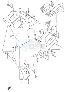 RF600R (E2) drawing INSTALLATION PARTS