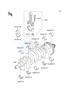 Z1000 ZR1000A6F FR GB XX (EU ME A(FRICA) drawing Crankshaft