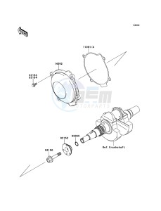 KVF650_4X4 KVF650FCF EU drawing Recoil Starter