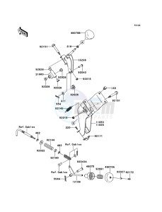 MULE_600 KAF400BFF EU drawing Shift Lever(s)